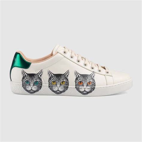 gucci sneakers cat|sneakers with cats on them.